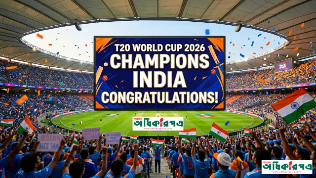 রেকর্ড গড়ে বিশ্বজয়: কিউয়িদের ৯৭ রানে হারিয়ে বিশ্বচ্যাম্পিয়ন ভারত- আহমেদাবাদে নীল উৎসব